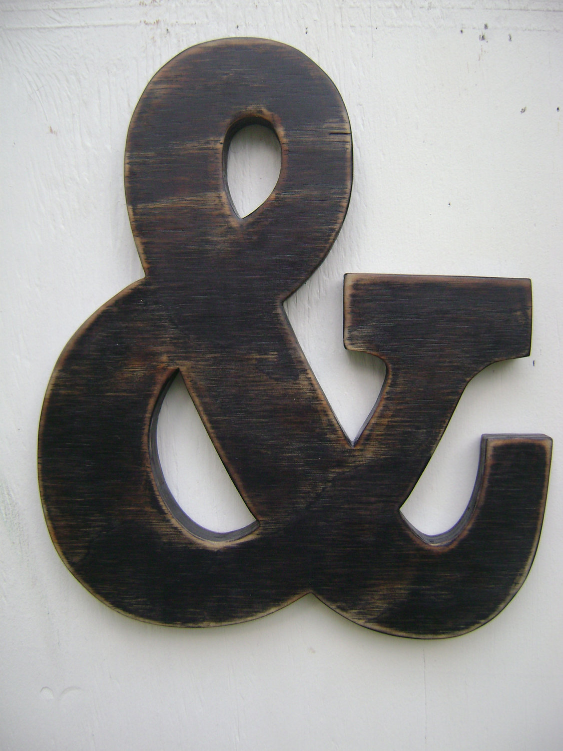 4 Inch Wooden Letter Ampersand Ready for Painting or Decorating