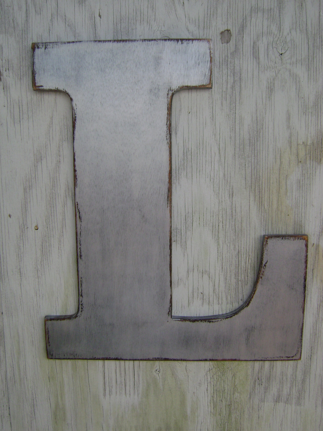 Shabby Chic Rustic Wooden Letters Big 24 Inches Tall 3 4 Thick Home Baby Room Cabin Cottage Weddin On Luulla