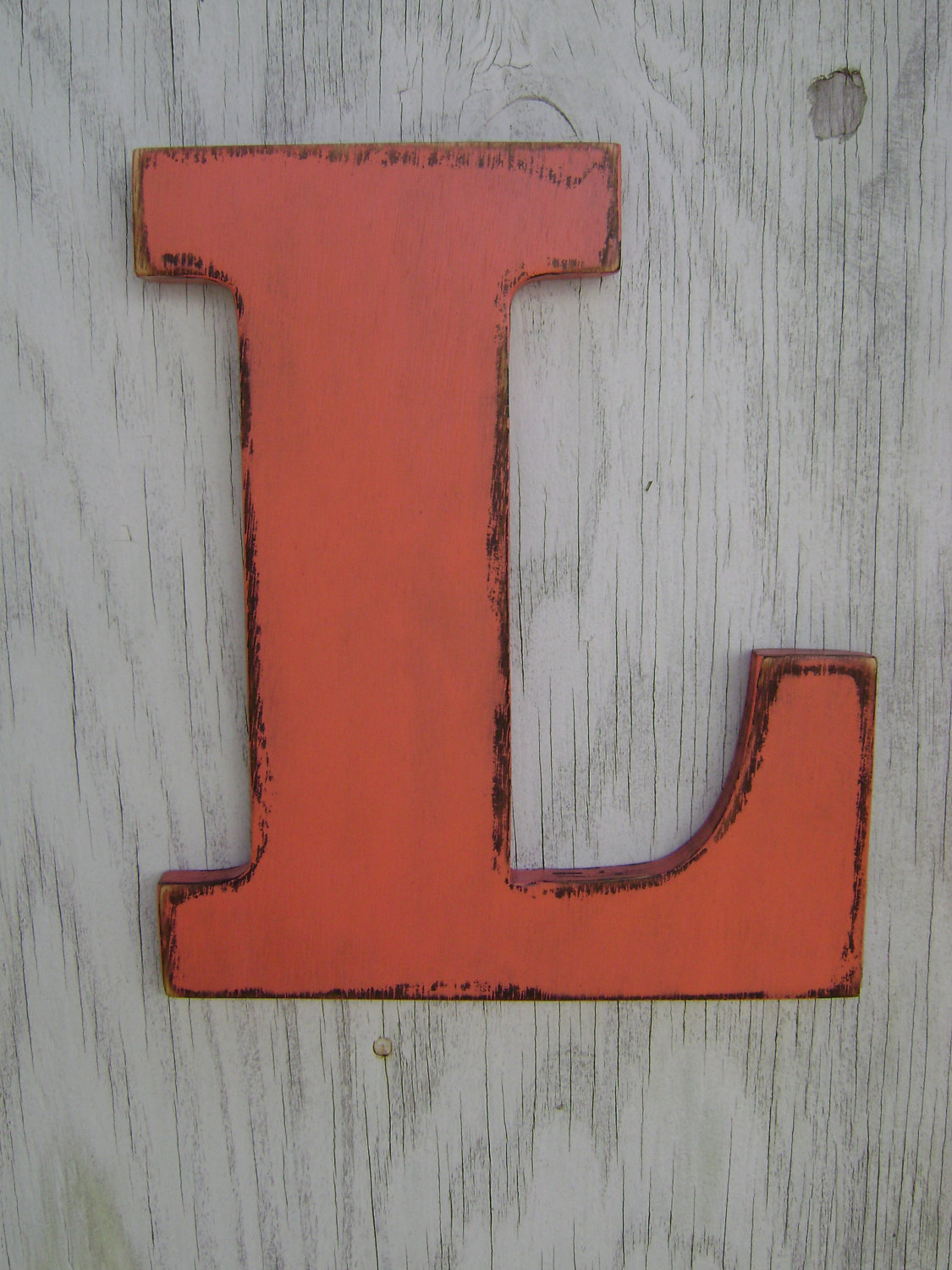 Kids Room Wall Hanging Primitive Wood Letter Signs Shelf Door Wall